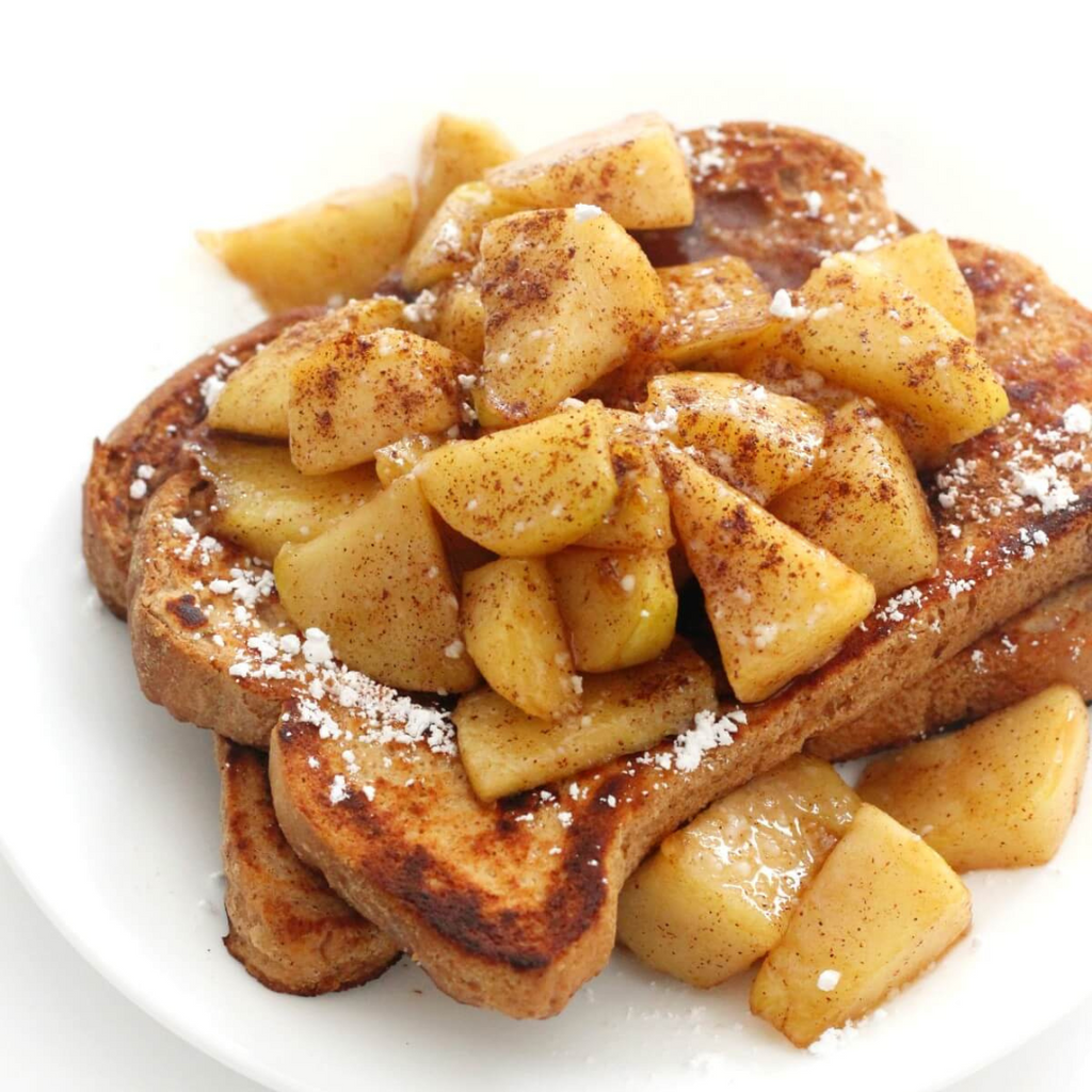 organic apple cinnamon french toast