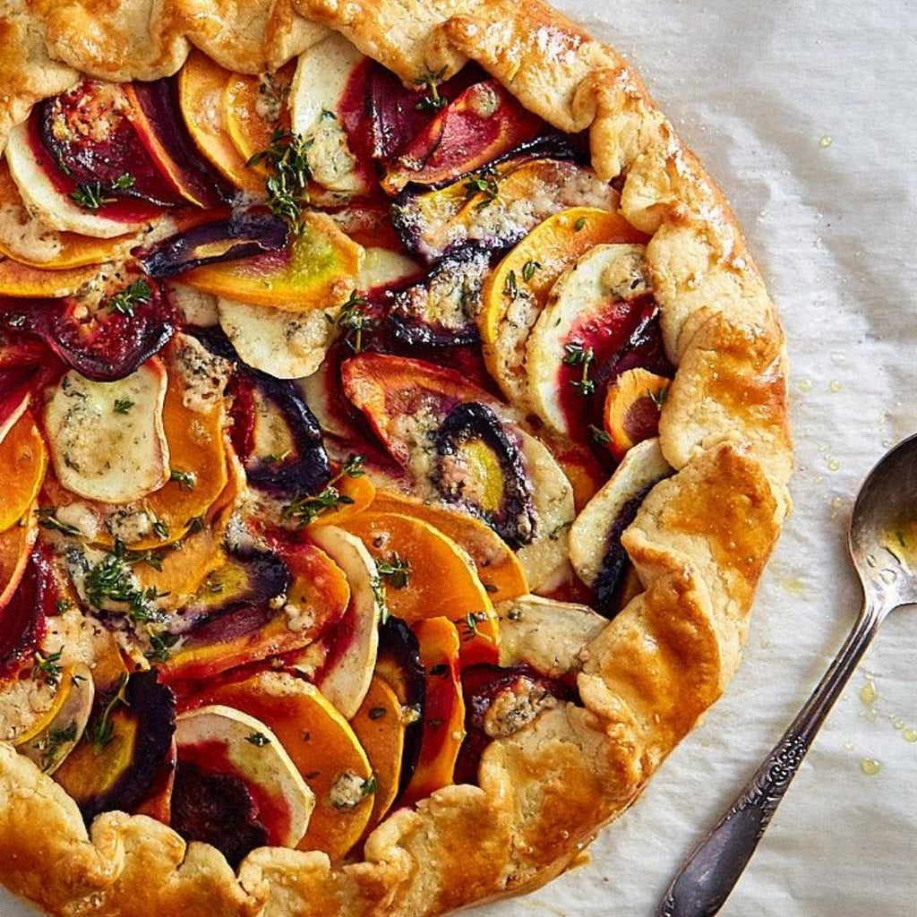 Roasted vegetable galette