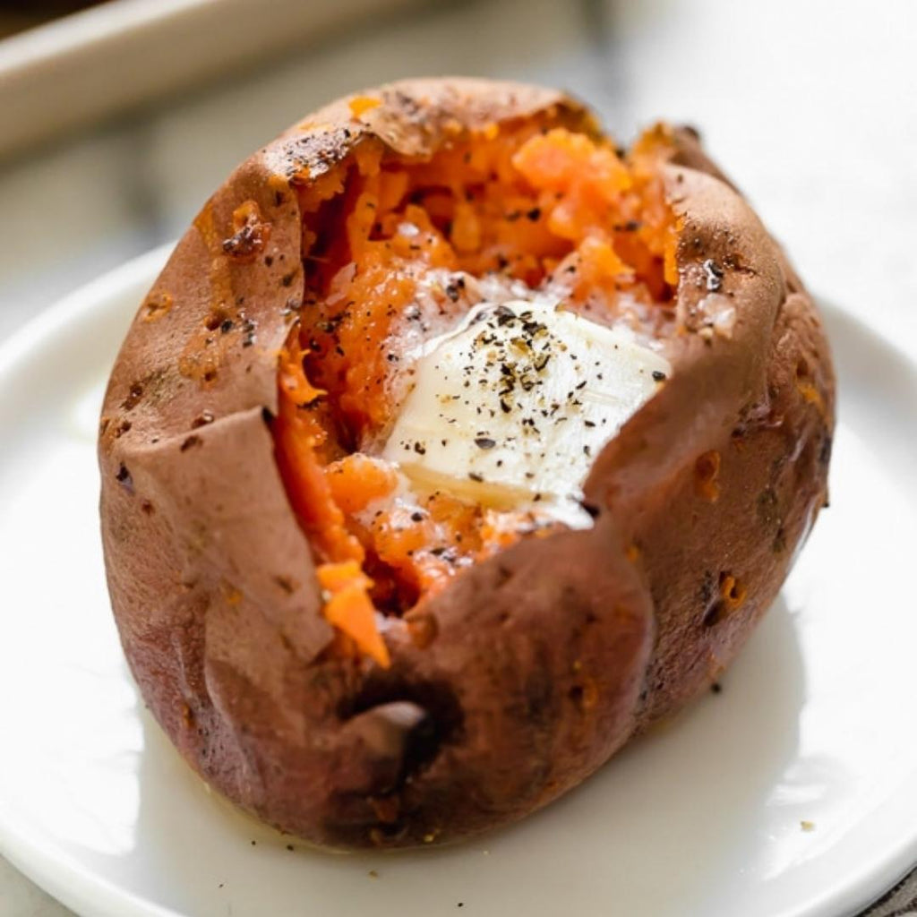 Baked sweet potatoes