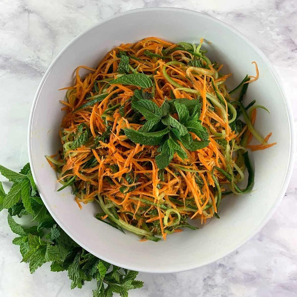 Aromatic Cucumber and Carrot salad