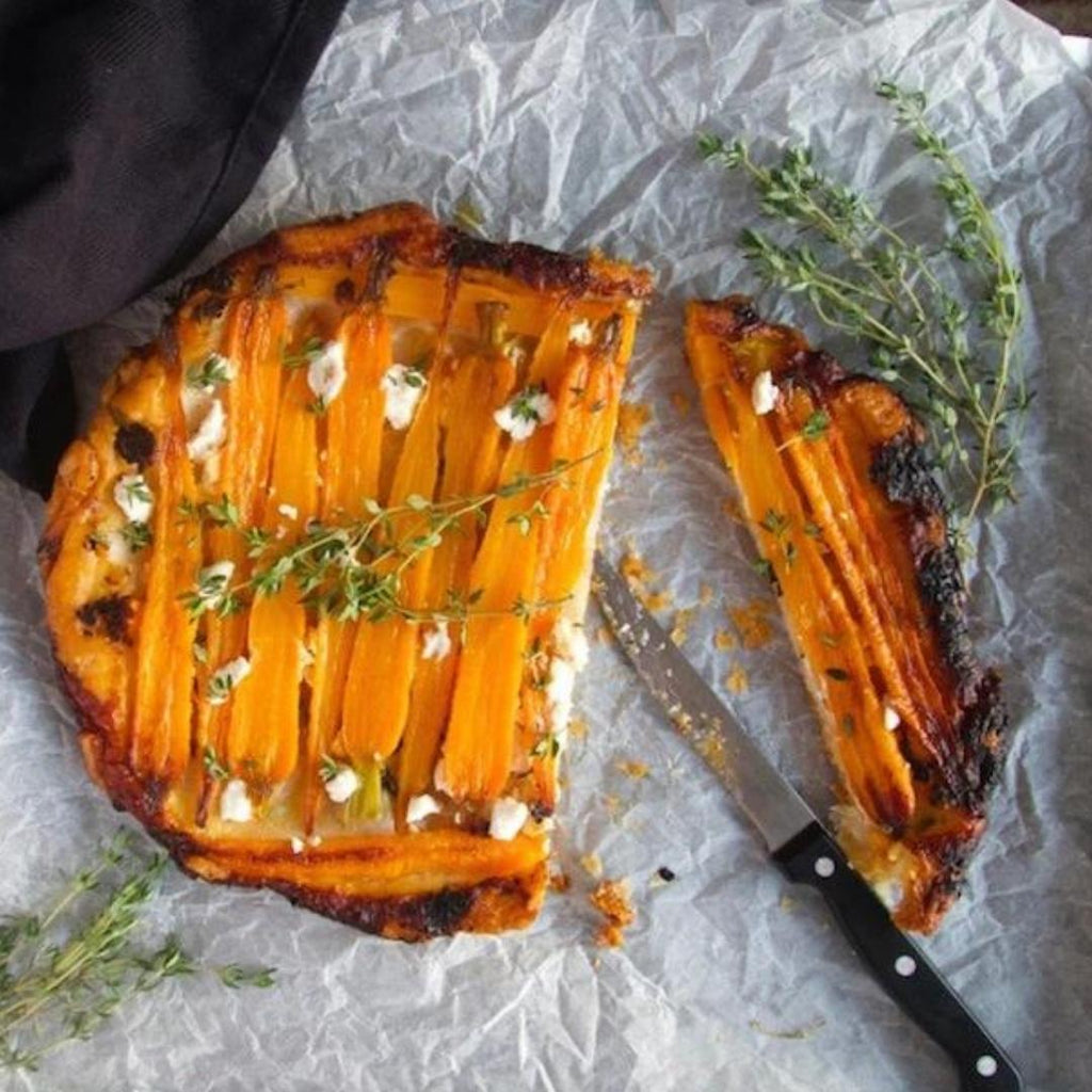 Caramelized Carrot And Goat Cheese Tarte Tatin