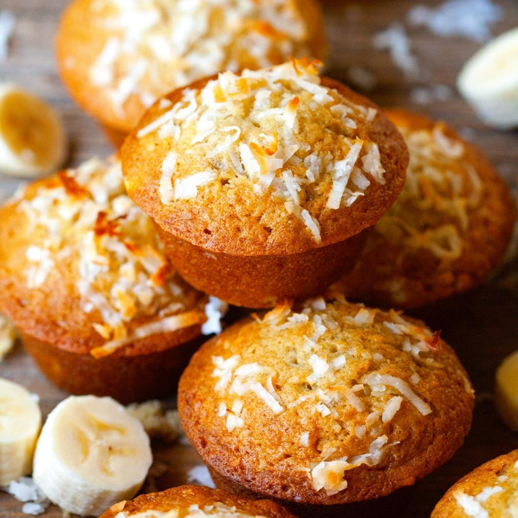 Banana, Orange and Coconut Muffins