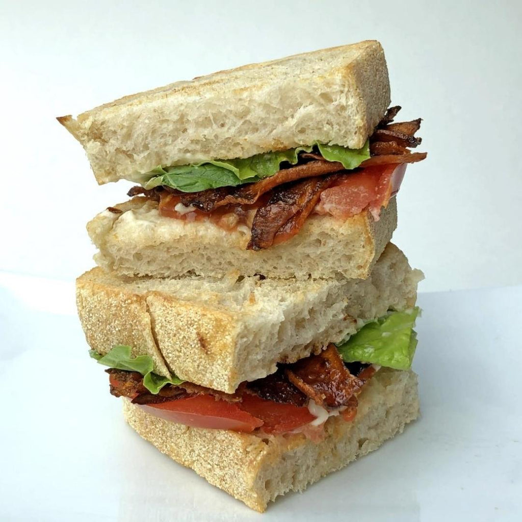 Vegan BLT sandwich