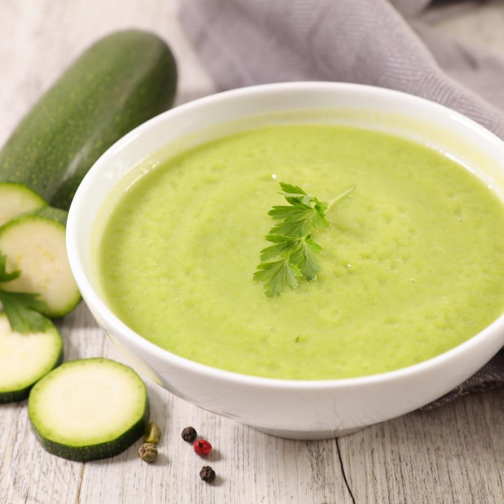 Creamy Zucchini Basil Soup