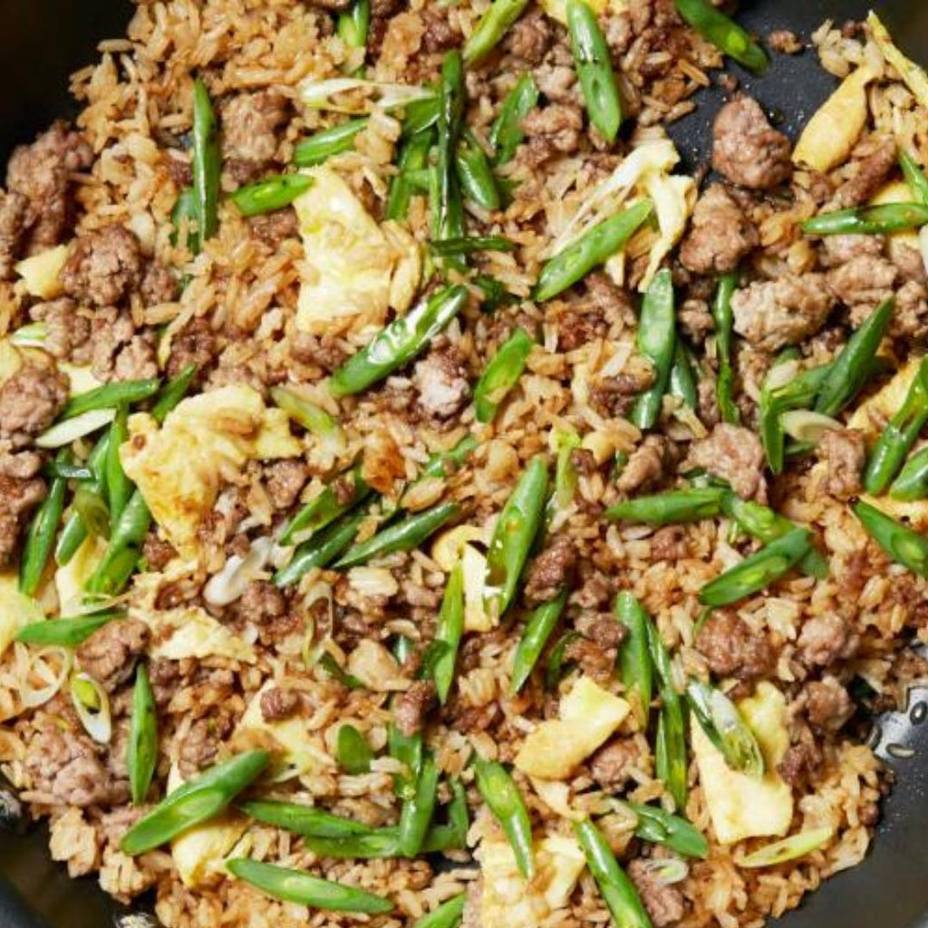 Pork and Green Beans Fried Rice