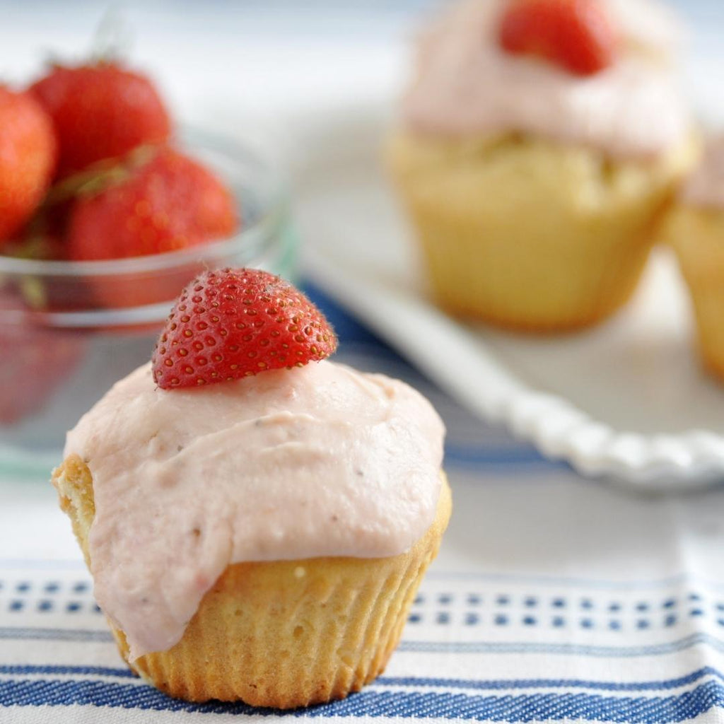 Strawberry Kiwi Cupcakes