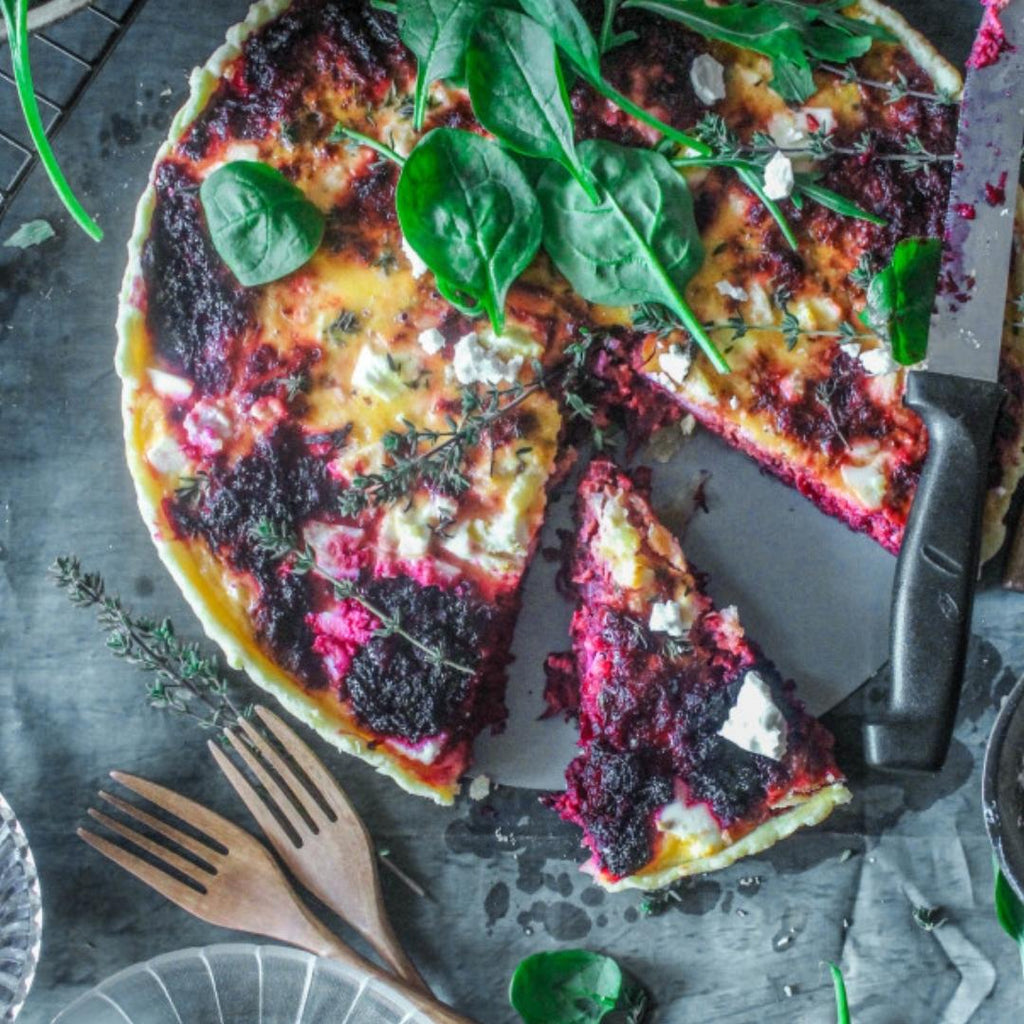 Beetroot and Feta Tart