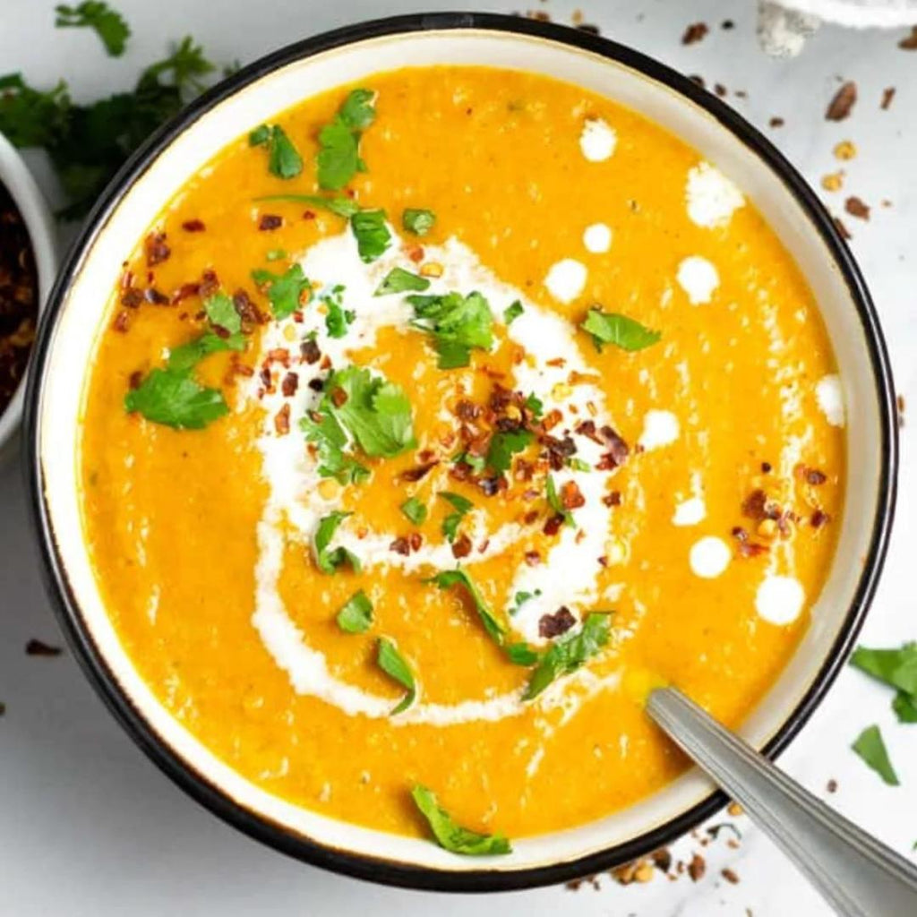 Roasted butternut squash soup