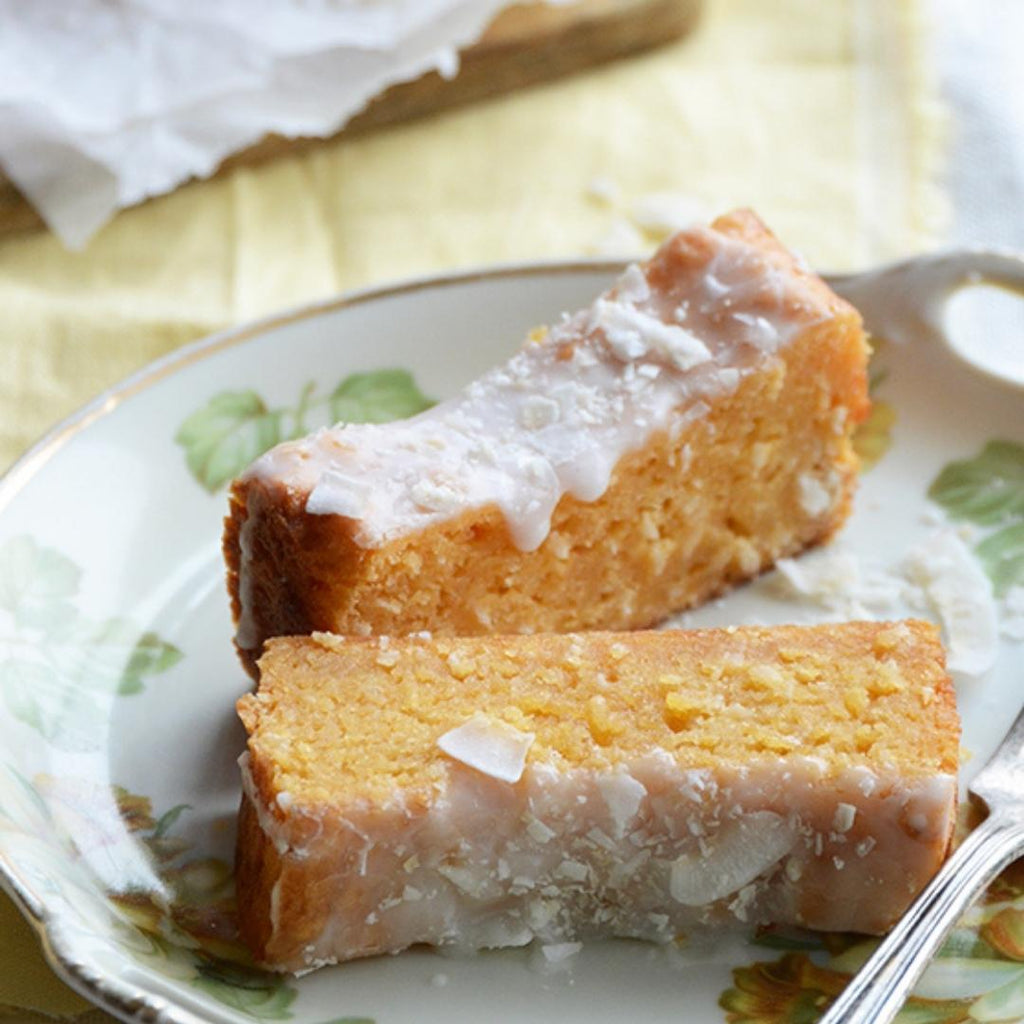 Tropical Papaya Coconut Cake