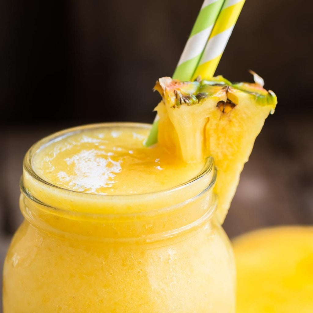 Creamy Fresh Pineapple Slushy