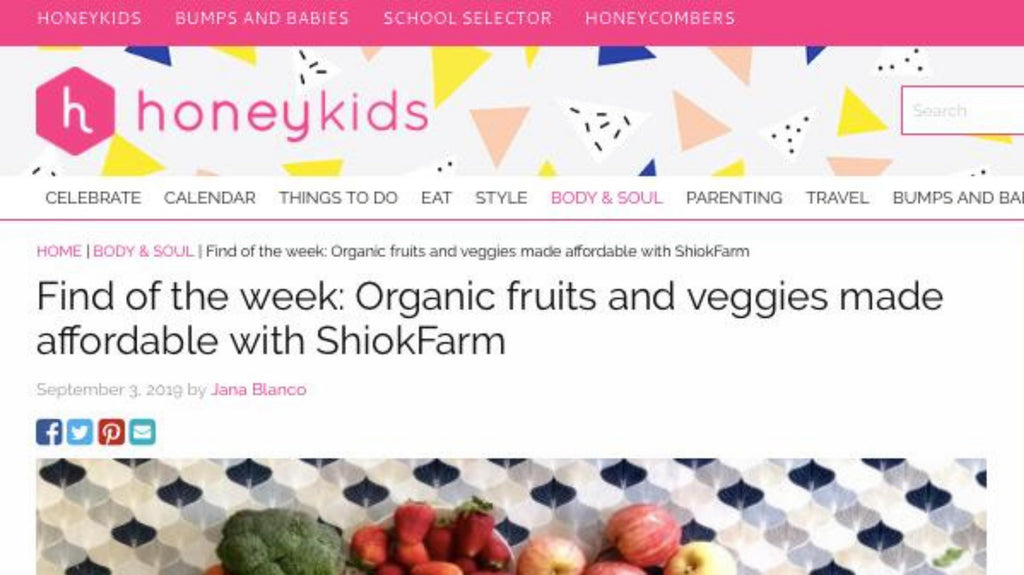 Find of the week: Organic fruits and veggies made affordable with ShiokFarm