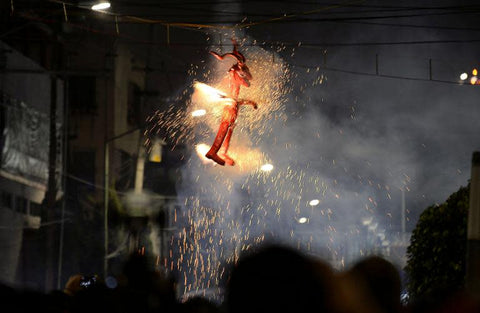 Brazil burning Judas Easter tradition